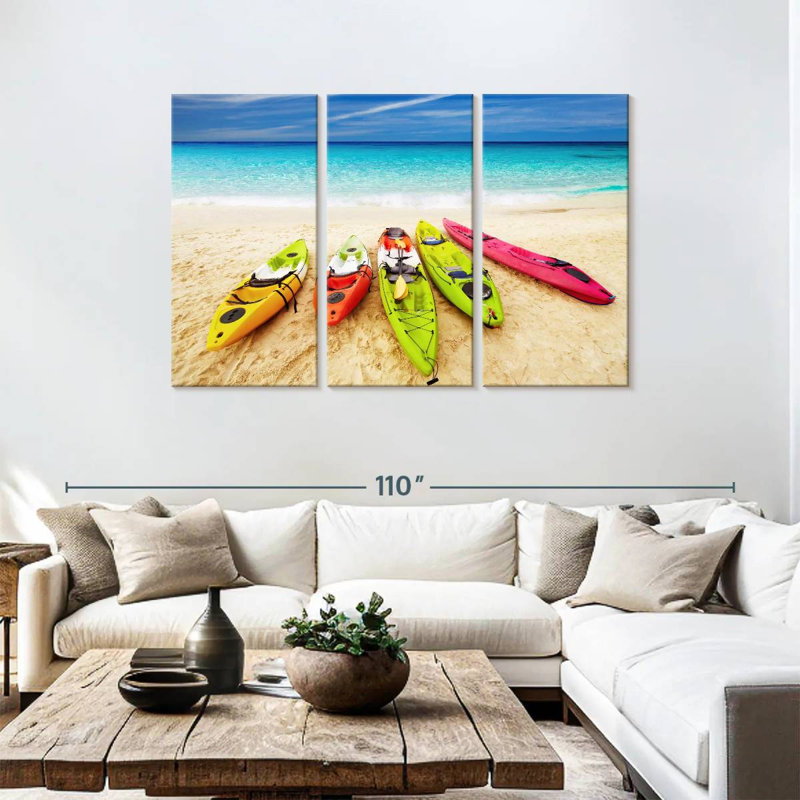 Kayaks de plage tropicaux Sireci, H 48 po x l 74 po