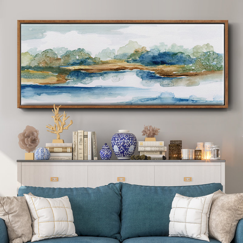 Blue Serenity- Framed Canvas