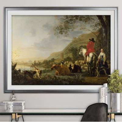 «Hilly Landscape», reproduction de peinture à l'huile