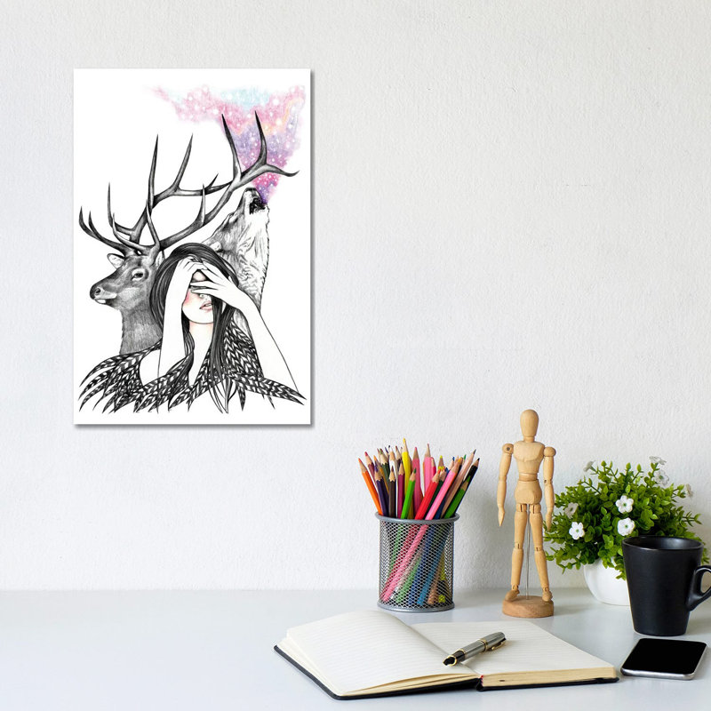 Starlight 1 Piece Wall Art on Canvas, 20.32 cm H x 30.48 cm W, Wrapped Canvas
