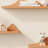 Solid Wood Wall-Mounted Shelf