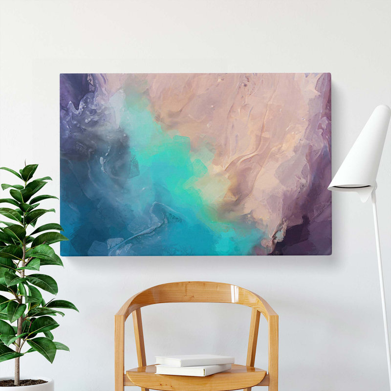 Falling Into Bliss In Abstract - Wrapped Canvas Painting, 35cm H x 50cm W x 3cm D