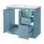 Meuble-lavabo 36 po avec lavabo en céramique-818663010