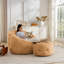 Fauteuil à billes et méridienne avec repose-pieds 3 en 1 46 po Elaine -336703032