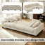 114" U-Shaped Sectional Sleeper Sofa - Oversized Corduroy Convertible with 6 Pillows & Chaise Lounge-7184642