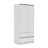 Laurel 2 Piece Bedroom Set, Nightstand + Armoire, White