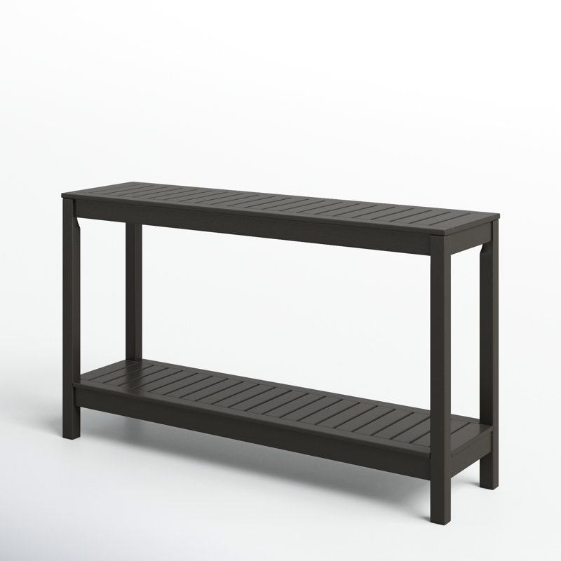 Carey Mahogany Wood Buffet & Console Table, Dark Brown