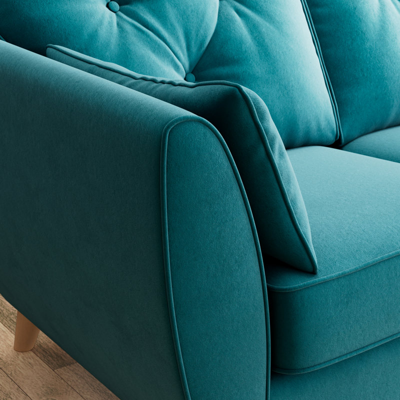 Birjesh 2 Seater Sofa, Beige Wood, Mallard