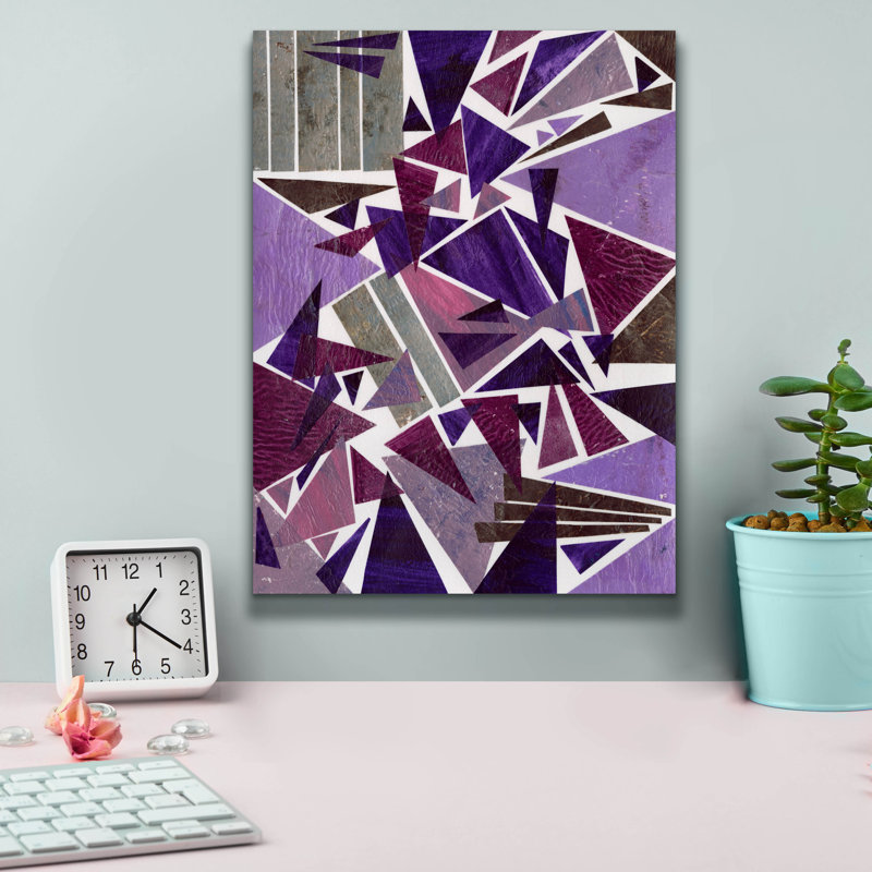 «Purple Dream I» par Regina Moore, H 16 po x l 12 po x P 0,75 po