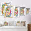 «Music Colorful Jukebox Abstract Design», art mural moderne et contemporain sur toile-1330476656-1330476660