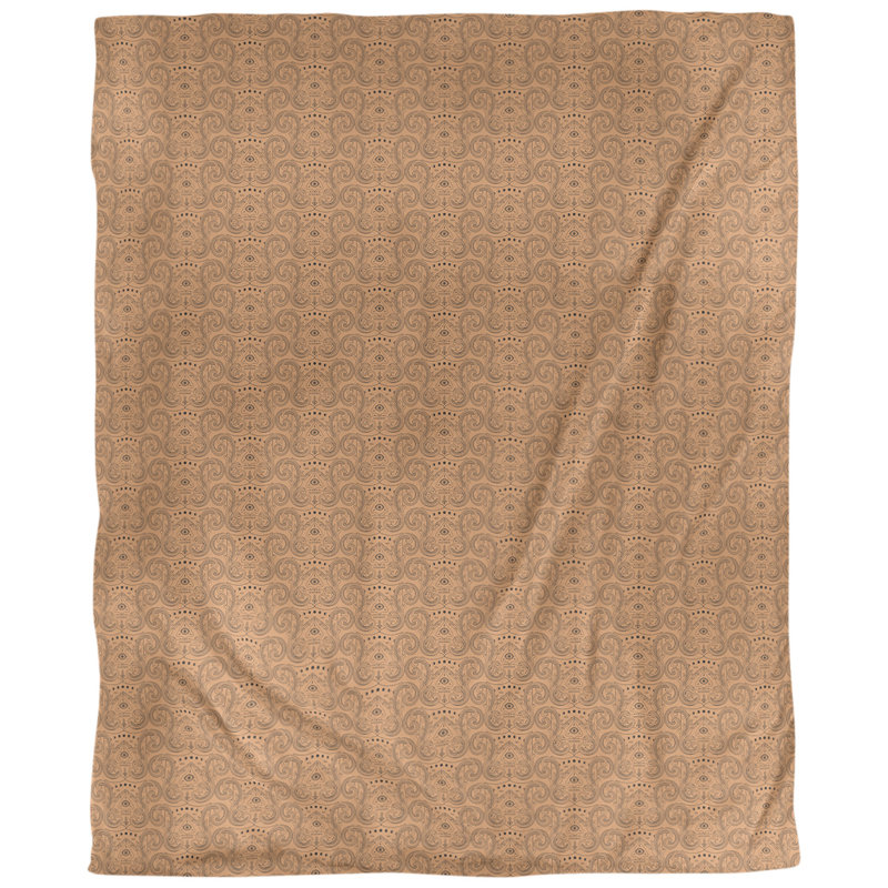 Troisième tissu oculaire, Orange, L 54 po x l 36 po, Lin huître palazzo