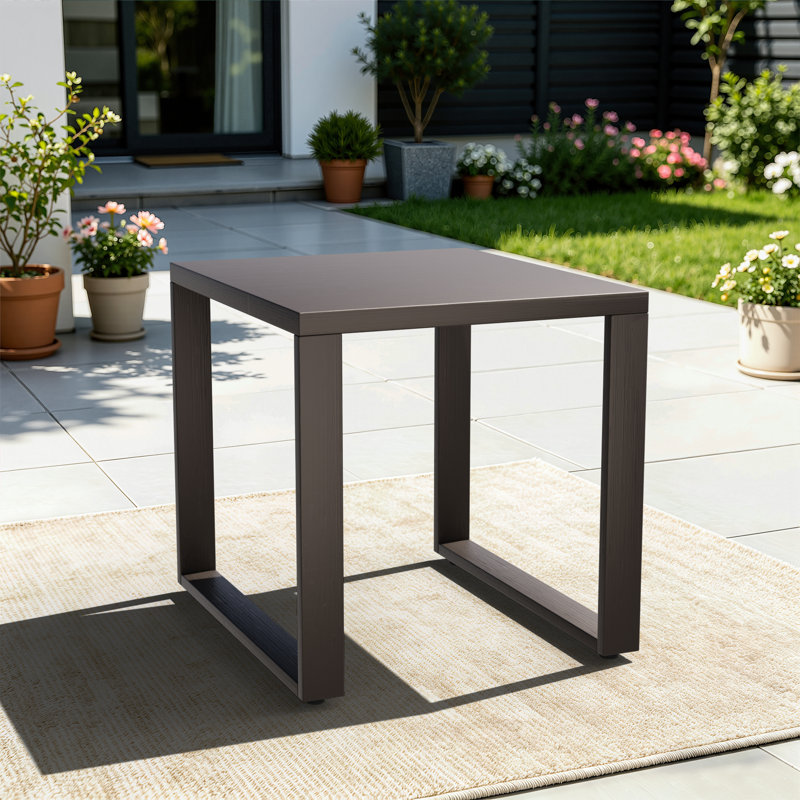 Taheed Modern Square 20''L×20'' W End Table