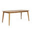 Table de salle à manger en bois - l 71,56 po x P 36,3 po H 29,48 po