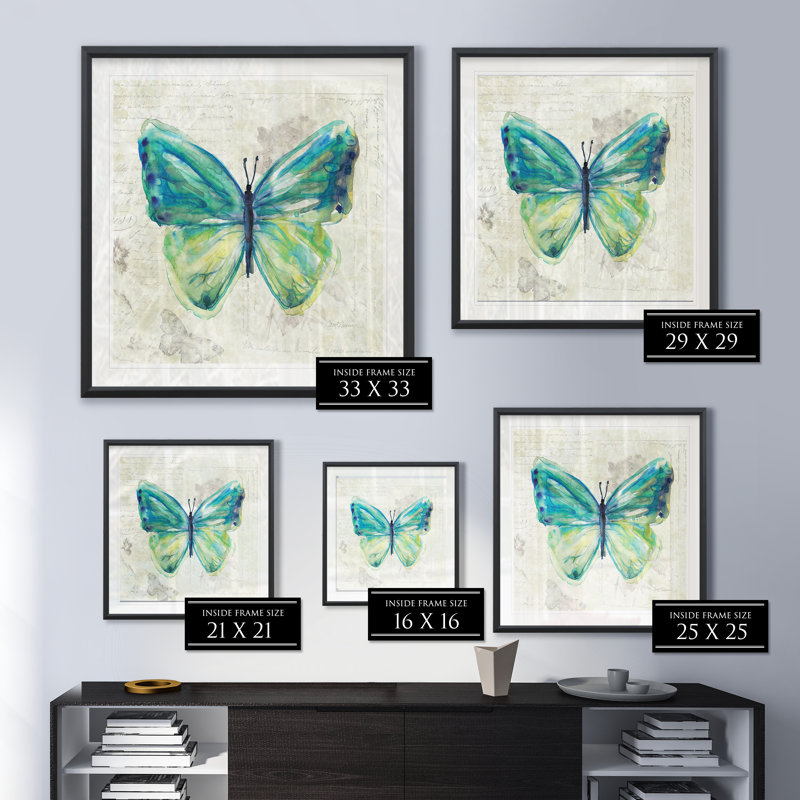 Papillon, croquis IV, H 30,5 po x l 30,5 po x P 1,5 po