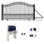 ALEKO® DG16STPSSLAC1500 Barrière d'allée coulissante simple en acier de style St Louis 16 'avec ouvre-barrière-93987425