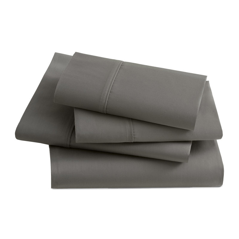 Sateen - Set of 2, King, Titanium