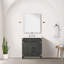 Ensemble de miroir de meuble-lavabo simple 36 po x P 22 po Laurel-104828542-104785251