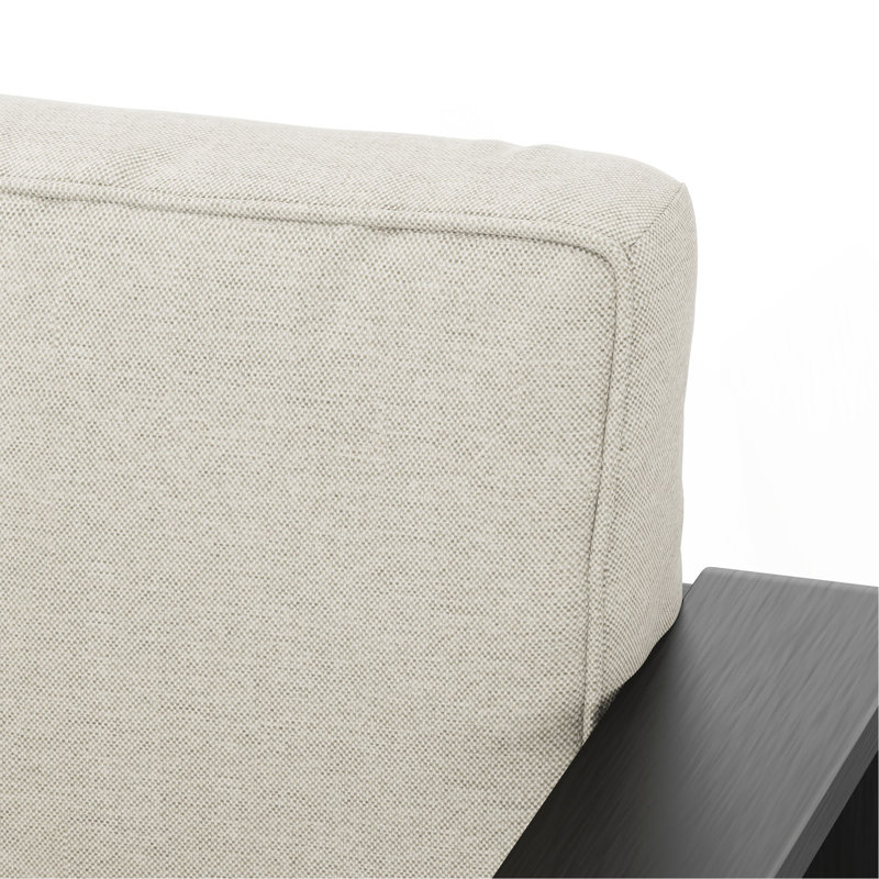 AMOUREUX MAYA BAY MP1, FINITION NOIRE AVEC COUSSIN BEIGE