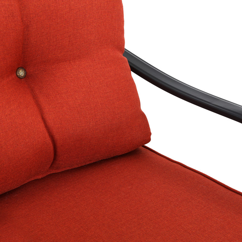 Chaise de patio avec coussins Jenalea