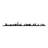 Stylish Decorative Metal Wall Accessory, Black, 47.2 x 5.1 inches | 100% Metal Construction, Thickness: 0.06 inches | Perfect for Home Decor, Modern Aesthetic, Durable and Long-Lasting Design, Ideal for Living Room, Office, or Entryway