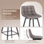 Upholstered Counter Stool with Metal Frame-61601234-135456941