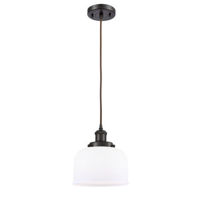 Mini luminaire suspendu à cordon 8 lumières Ballston Urban Bell