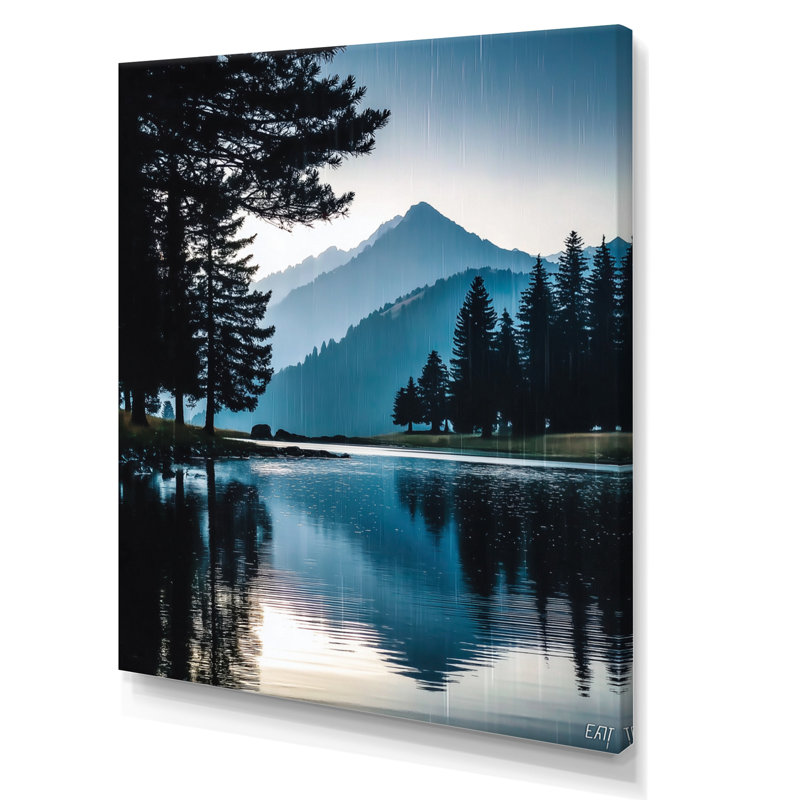 Adiva - Vancouver, impression sur toile, paysage urbain noir, H 44 po x l 34 po