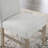 Tabitha 6Pc 66"W Rectangular White Faux Marble Top Dining Set With Bench