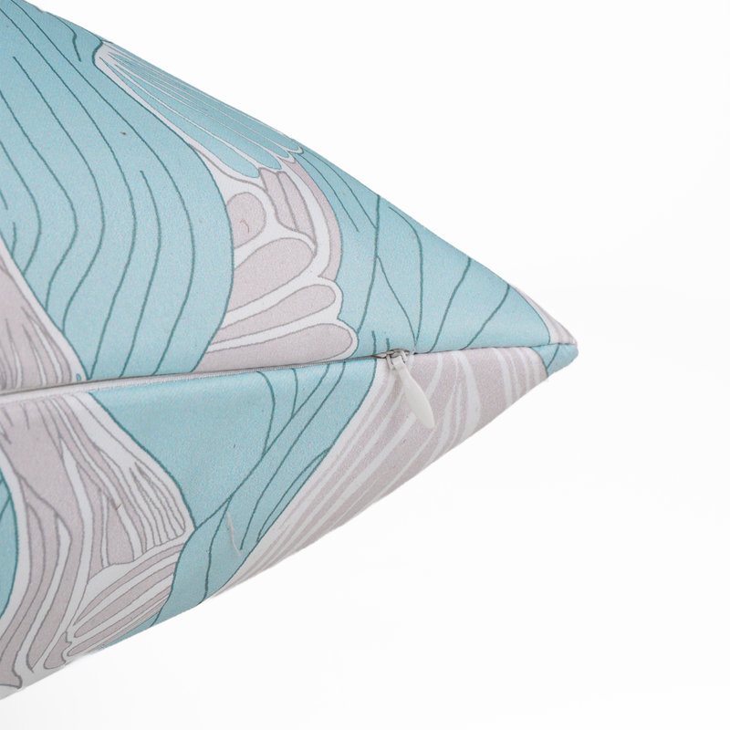 Fabdivine Stain Resistant Polyester Patio Outdoor  Pillow Covers, Sofa Throw Pillow Covers & Decorative Patterned Cushions