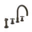 East Linear Double Handle Kitchen Faucet with Side Spray-809747699-809747697