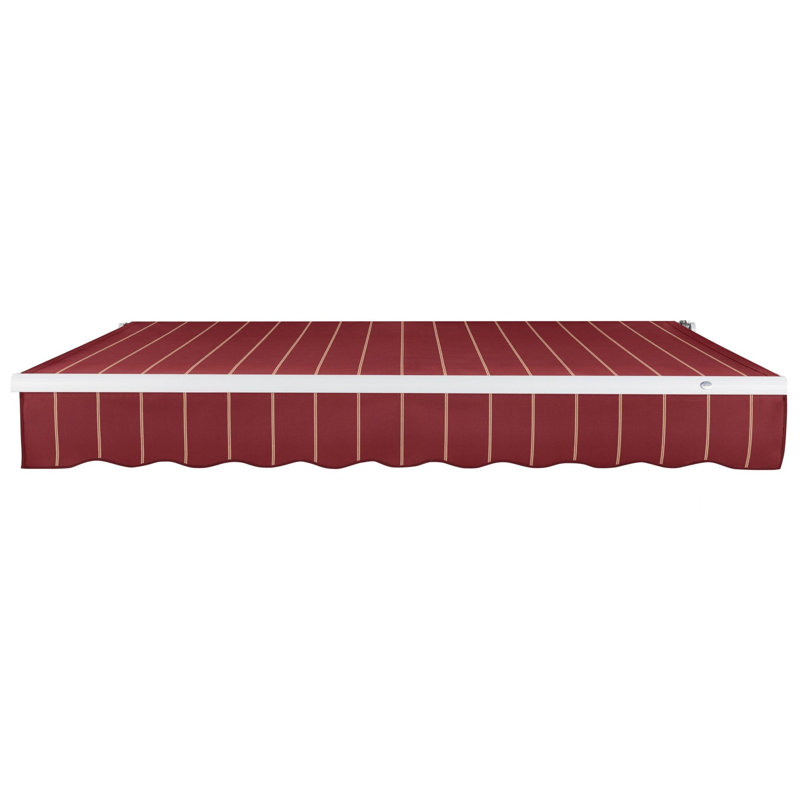 Awntech Maui Patio Retractable Awning, 12' W x 10' D, Manual, Sage