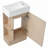 18.6" Bathroom Vanity with Sink-1329720091