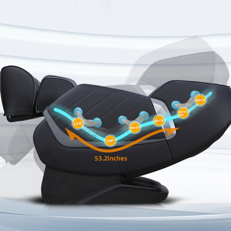 Fauteuil de massage Zero Gravity, Noir