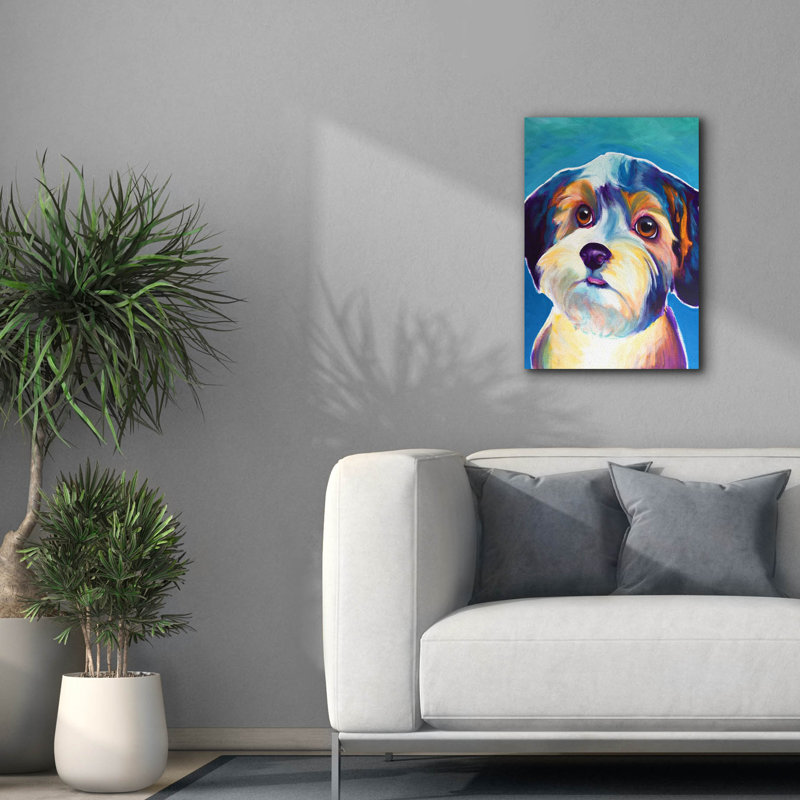 " Yorkipoo - Zoe " Print, 26" H x 18" W x 0.75" D