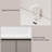 Modern cream style simple bathroom cabinet