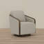 Chaise pivotante beige-1088691414