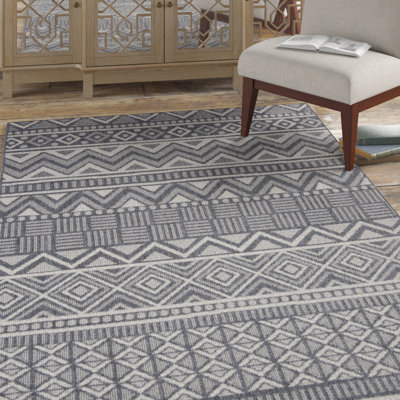 Carey Performance Machine Washable Geometric Indoor/Outdoor Area Rug