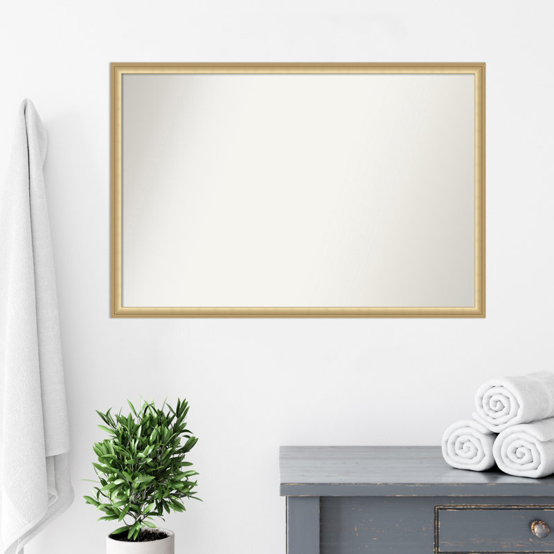 Miroir mural Florence, Or, Rectangle, 25,75 po x 37,75 po