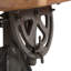 Industrial Loft Solid Wood Drafting Table