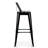 Jhoshua Counter Stool with Metal Frame