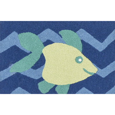 Tapis bleu / jaune Jiles