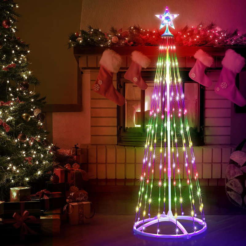 Arbre de Noël 6 pi, Multi-couleur