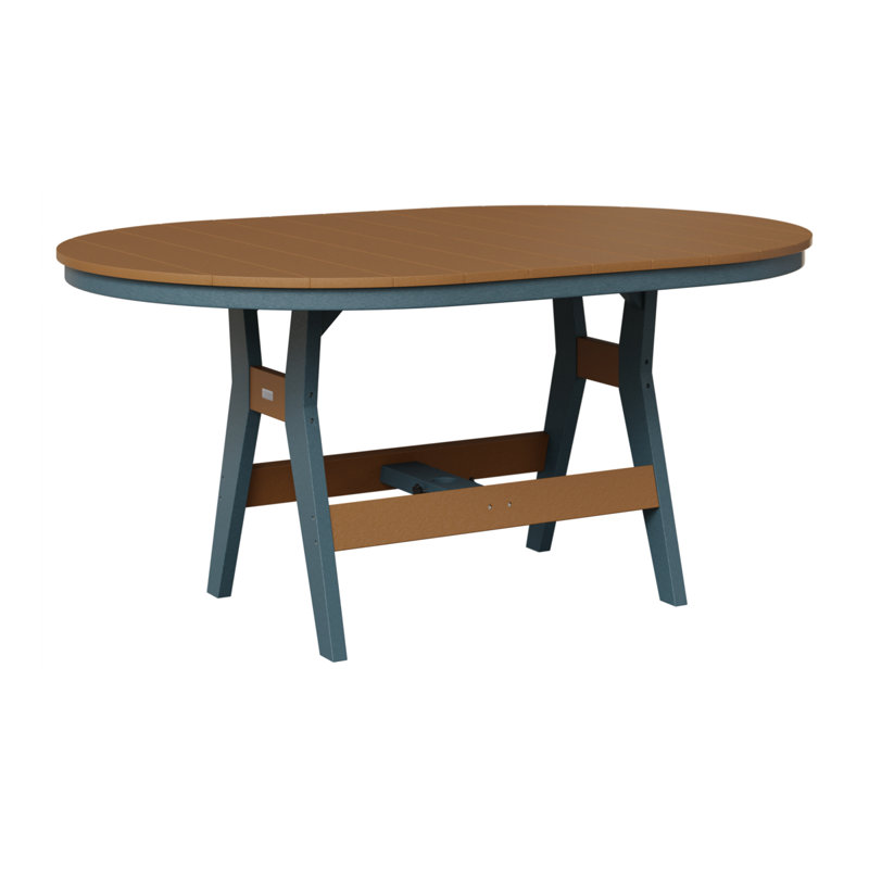 Table de bar berlinoise Berlin, 38.87" H x 64" W x 44" D, Cèdre, Ardoise