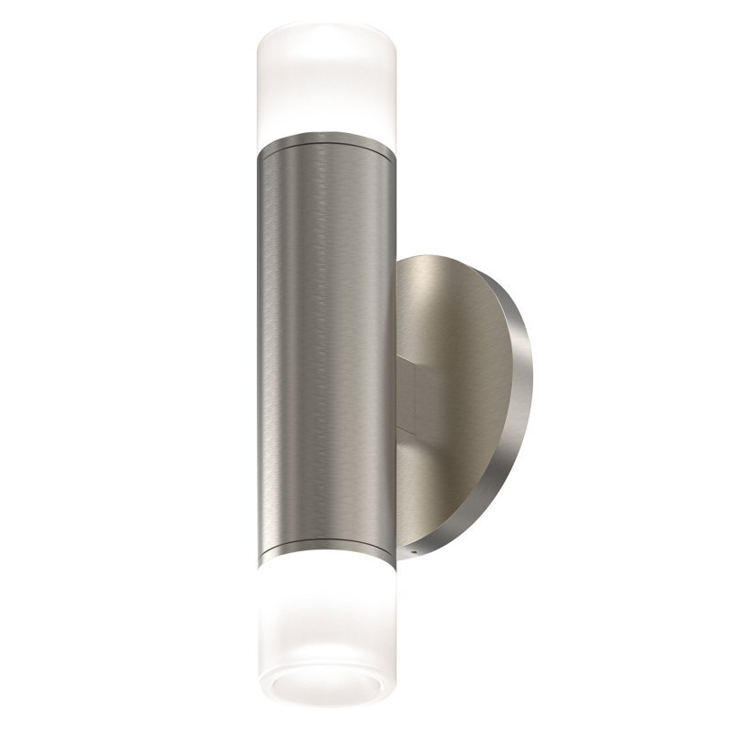 ALC™ 2 - Light LED Armed Sconce, Satin Nickel, 10.75" H x 4.25" W  x 3" D