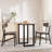 Dining Table O-Frame Solid Wood Pine And Steel-691036547