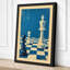 Queen and Pawn Retro - Wrapped Canvas-1177458823-1177458846