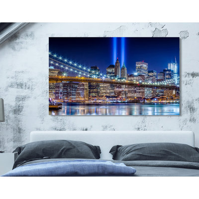" World Trade Center Lights Over Manhattan "
