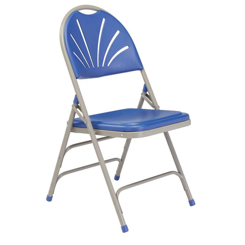 Chaise pliante NPS 1100 Series Deluxe, Bleu/gris