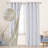Lythrodontas Faux Linen Total Blackout Curtain Panels-75185240-75185237