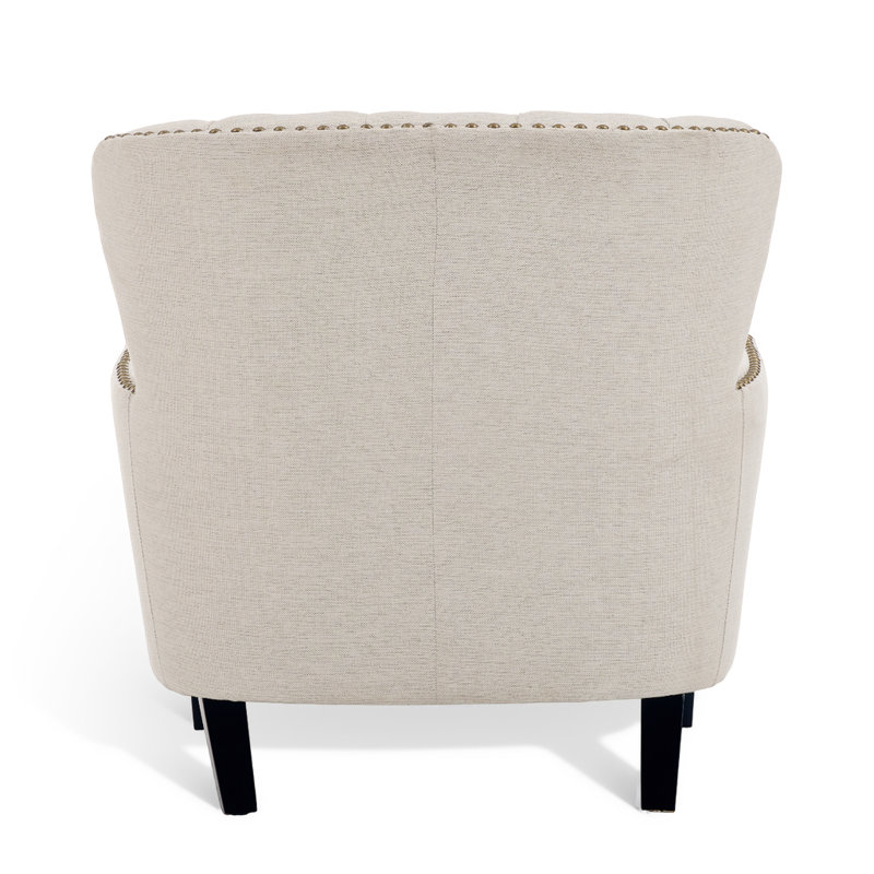 Higgenbotham Armchair, Almond Beige Linen